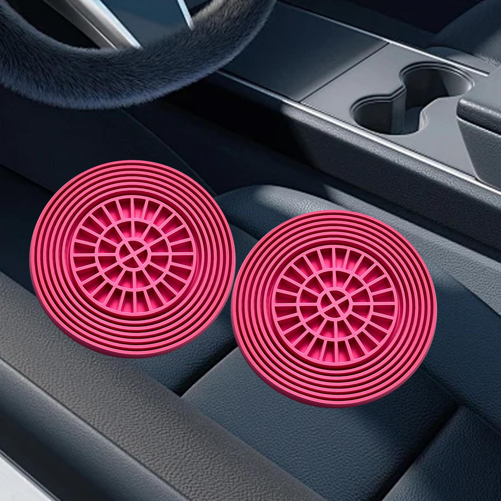 

2 шт. автомобильный подстаканник подставка для напитков украшение интерьера противоскользящее режущее изделие