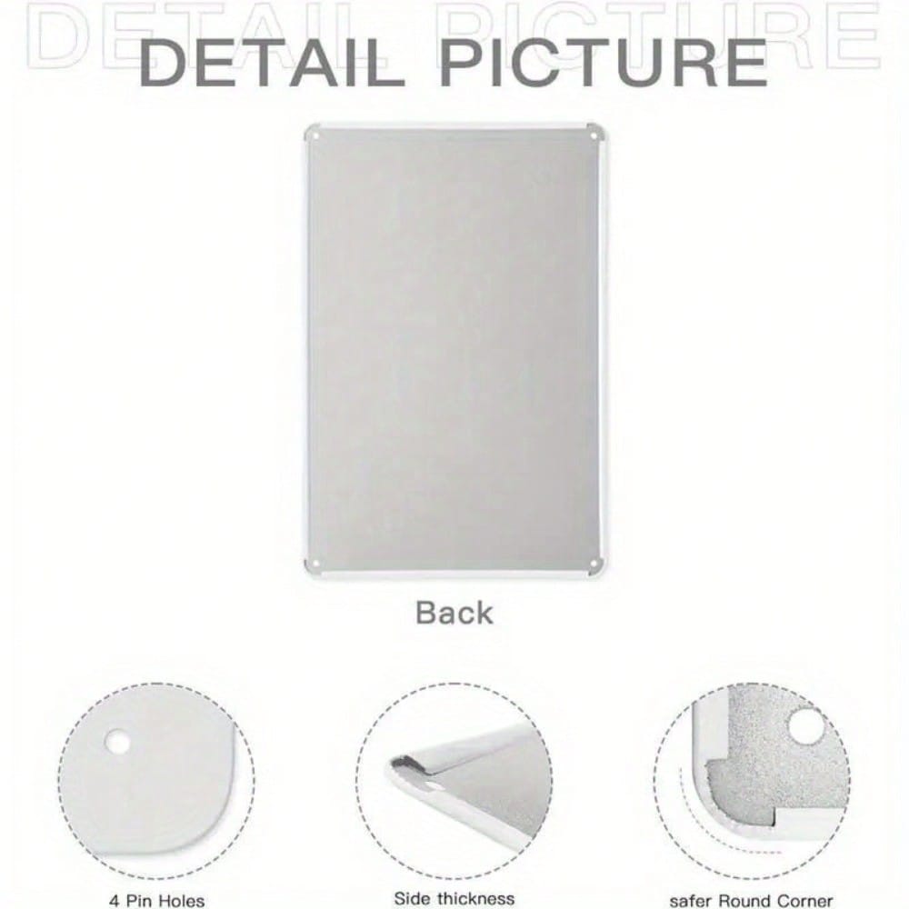 Retro metallmålningar, möbler, vardagsrumsdekoration 20x30cm