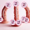 Nositelné dildo s nastavitelným páskem kalhotky pro lesbický penis Pásek na postroj Realistické dildo sexuální hračky pro ženy Sexuální erotické hračky