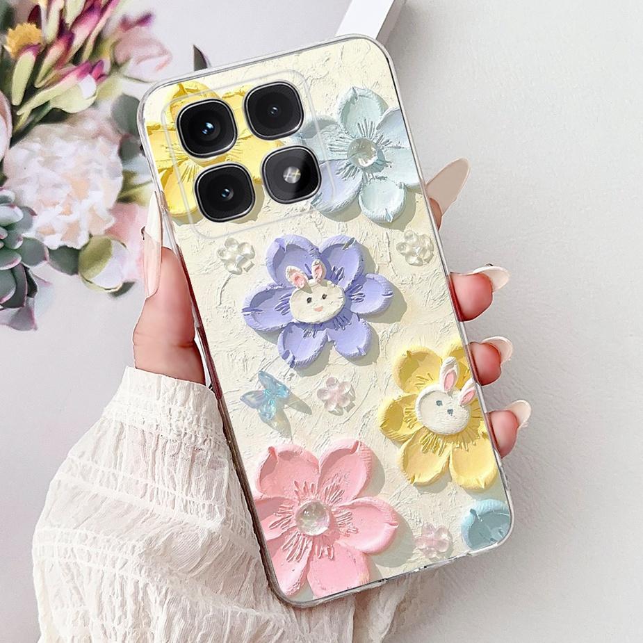 For Xiaomi Mi 14T Pro Case Cute Cat Fashion Painted Cover Soft Silicone Phone Case For Xiaomi 14T Pro Mi14T 5G Back Cover Bumper