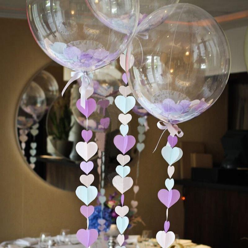 10Pcs Transparent Clear BOBO Balloons No Wrinkle Wedding Birthday Party Decor UK
