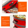 Chinese Style Tambourine Handbell 8 Inch Music Percussion Instrument Ethnic Floret Hand Drum  Kids