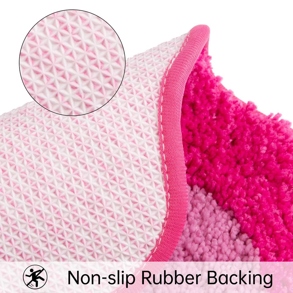 Kawaii Pink Cartoon Wallet Tufted Mat - Plush Shaggy Floor Rug for Bedroom/Gaming Room, Machine Washable Non-Slip Anime Decor with Irregular Shape