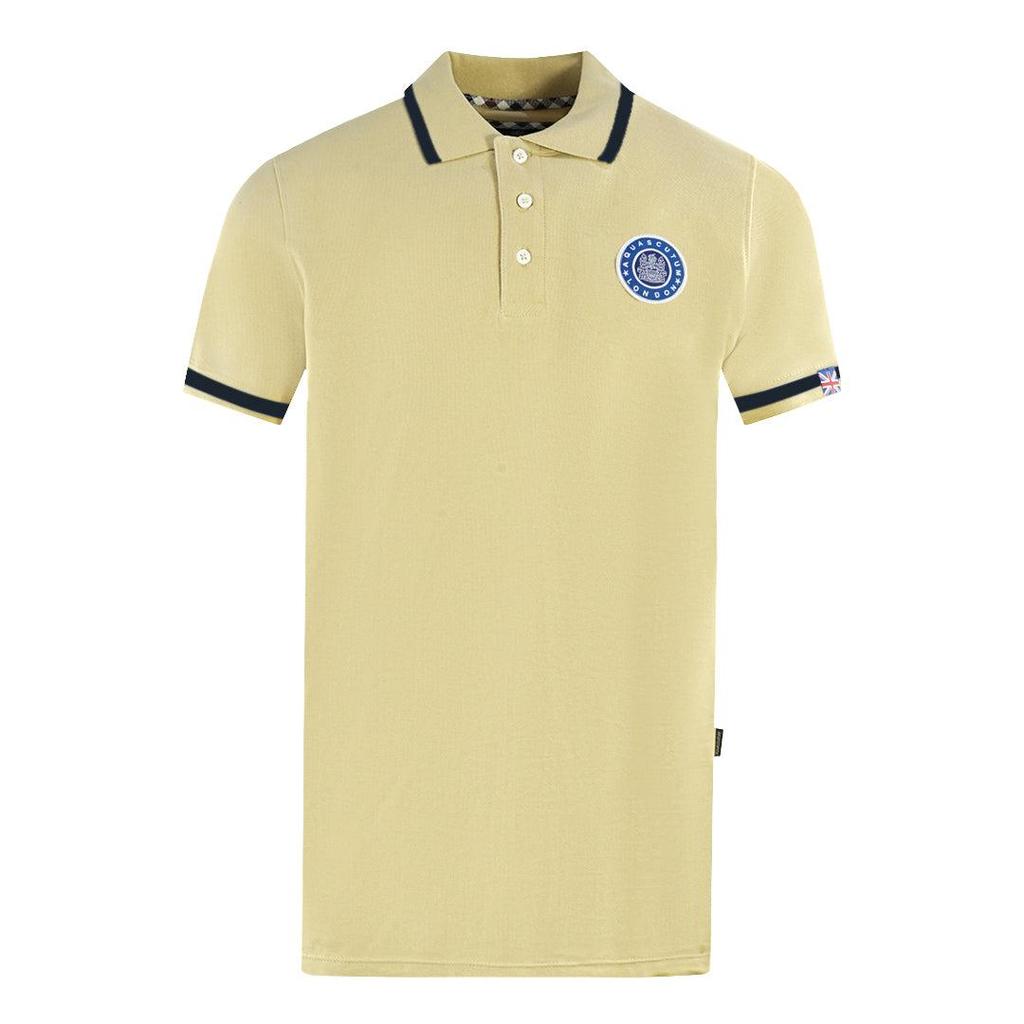 Aquascutum Unisex Adult London Embroidered Badge Polo Shirt