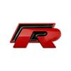 UDXKW1 Metal Car Grille Emblem Rear Trunk Badge Stickers for Volkswagen VW R Rline Polo Golf Jetta Beetle CC Bora Tiguan Touran Passat