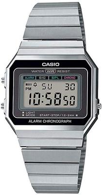 CASIO Dijital Saat Vintage Serisi Gümüş Denizaşırı Model [Casio] A700W-1A Erkek Kadın [Ürün]