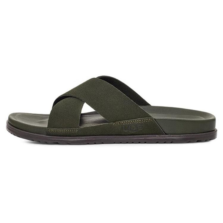 

New UGG Slippers Men s Forest Green 1124902-FRSN 40