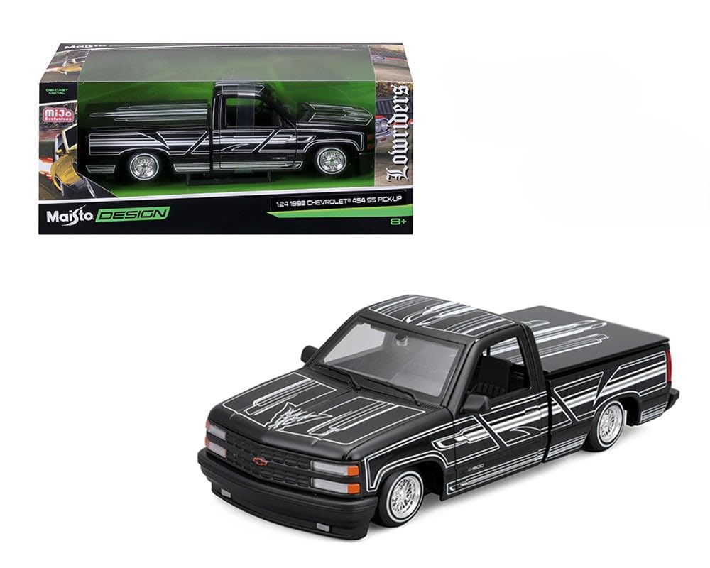

Maisto Chevrolet 454 SS Pickup 1993 Lowrider Черный Maisto Lowrider MiJo Limited 1/24 [Товар] чёрный