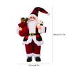 30/40cm Santa Claus Standing Doll Christmas Tree Decorations Home Wedding Party Supplies Plush Ornaments Children Xmas Gift