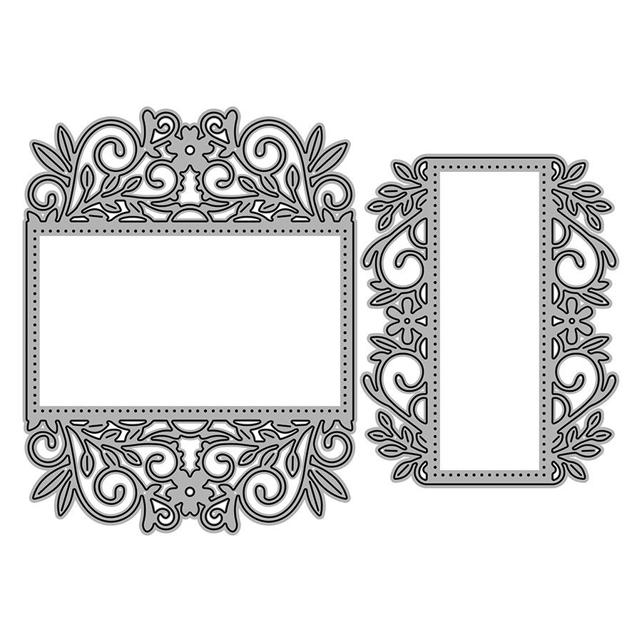6089 Rectangular Lace Frame Metal Carbon Steel Die-Cutting Mold for DIY Projects