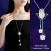 Versatile Trendy Fashion Sweater Necklace: Exquisite High-End Temperament Chain for Stylish Clothing Accessories