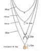 2025 Sun And Moon Necklace Layered Pendant For Women And Girls