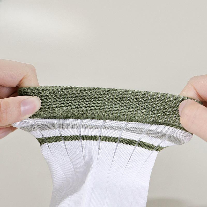 Summer Low-top Casual Socks, Men's Short Socks, Pure Cotton Breathable and Anti-friction, Summer All-cotton Deodorizing and Sweat-absorbing Socks