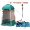 Tragbares Outdoor-Dusch- und Umkleidezelt