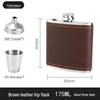 Russian-Style Stainless Steel Portable Hip Flask
