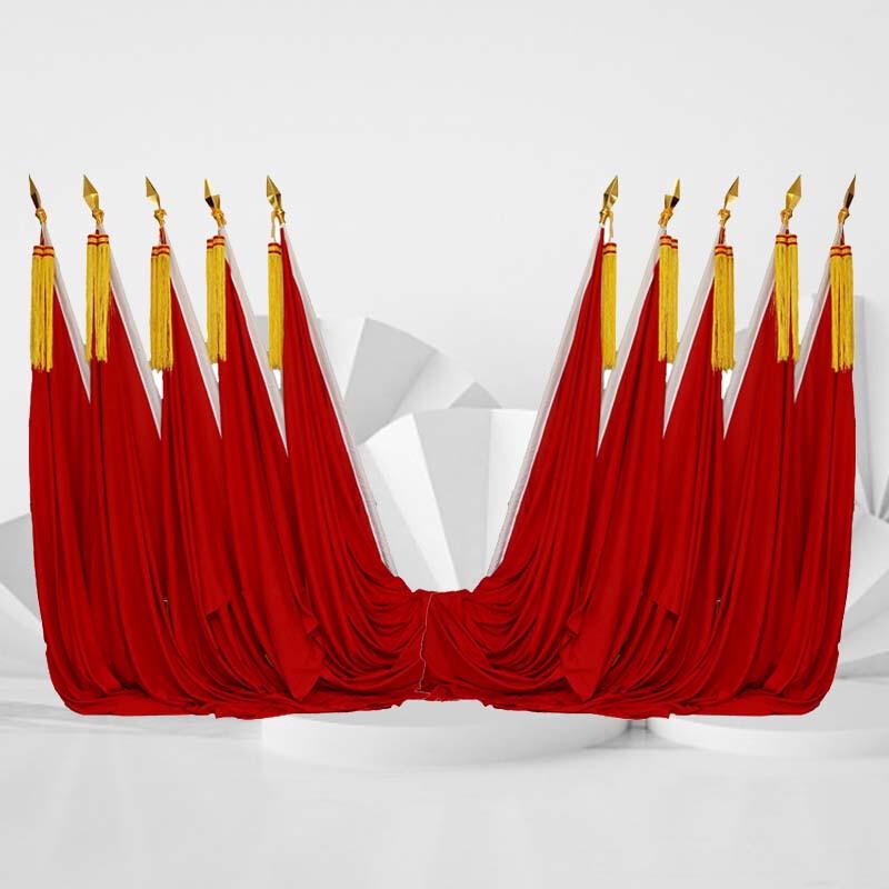Changbaosen Large Red Conference Flag