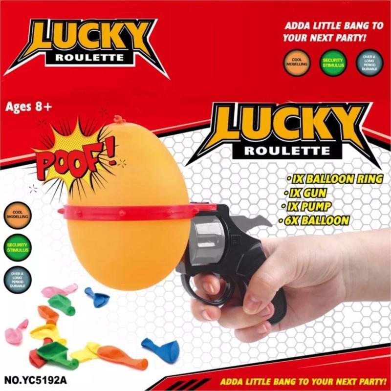 Russian Roulette Balloon Game Party Tricky Toy Interactive Water Balloon Shooter Lucky Games for Family Funny Tabletop Game