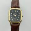 Used 80s Vintage Orient Tank Gold Watch Dress Watch Rectangular Square Quartz Working Item