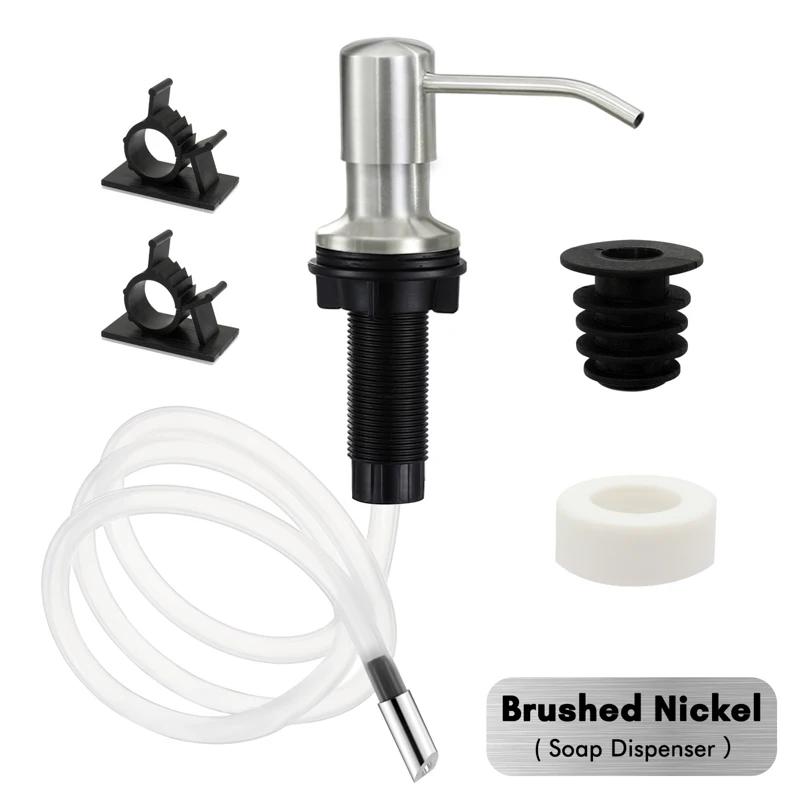 Soap Dispenser Extension Tube Kit For Kitchen Accessories Bathroom Stainless Steel Built In Liquid Soap Detergent Dispensers