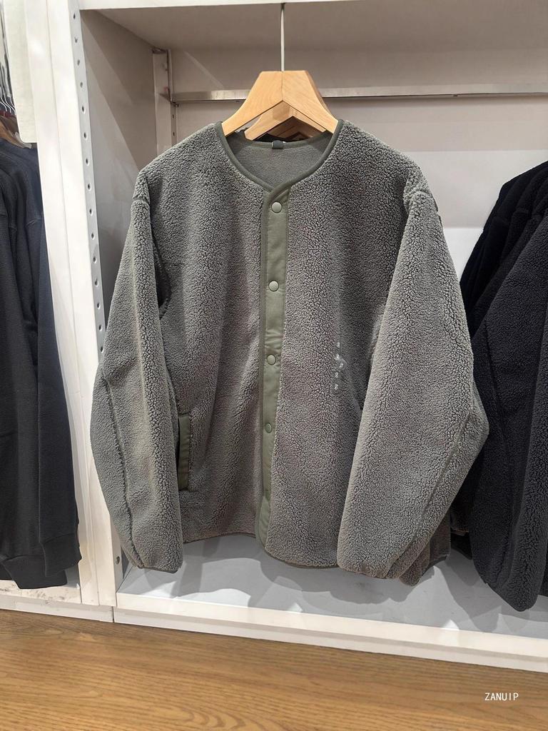 Men's Windproof Fleece Cardigan/Jacket - Autumn/Winter Imitation Lambswool, Style E481183