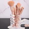 Makeup Brush Storage Bucket Diamond Pattern Pen Holder Light Luxury Desktop Ornaments Bedroom