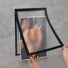 Set of 3 Magnetic Wall Frames - Self-Adhesive, Vertical Photo & Document Display, Matte B/W