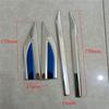 Universal 4Pcs Stainless Steel Car Side Body Fender Trims Decoration Mirror polishing