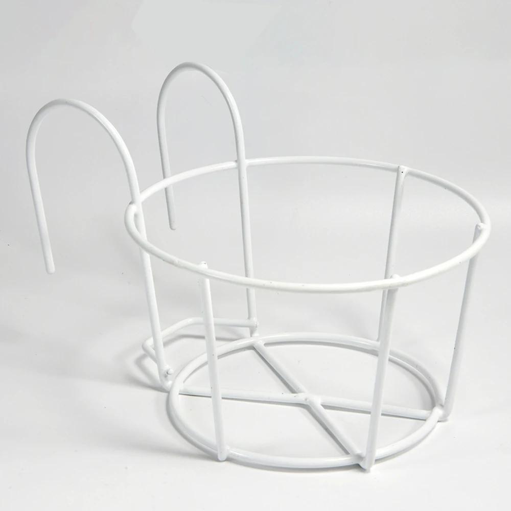 Wiszące stojaki na rośliny, balkon, okrągły stojak na doniczki, poręcz, ogrodzenie, do wysyłki na zewnątrz, stojak na doniczki