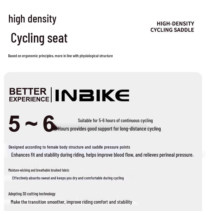 INBIKE Women's Fleece Cycling Bib Pants with High Waist, Pockets, and Belt for Autumn/Winter Road Biking