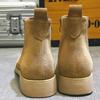 Fashion Fashion Chelsea Boots Men Pointed Comfortable ZIP Dress Boots Men Slip On Cheap 2024 New Men's Suede Shoes Zapatos Hombre Casual