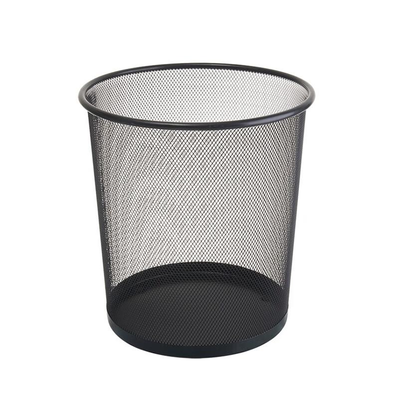 Indoor Iron Mesh Office Wastebasket