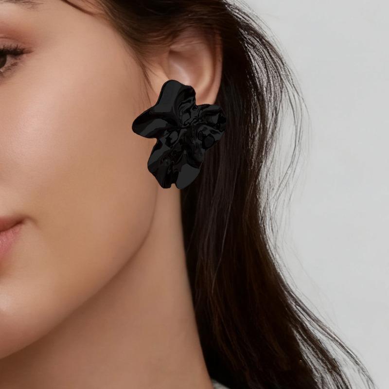 Модный тренд «холодный ветер» неправильные серьги женские ретро темперамент золотые пусеты серьги серьги