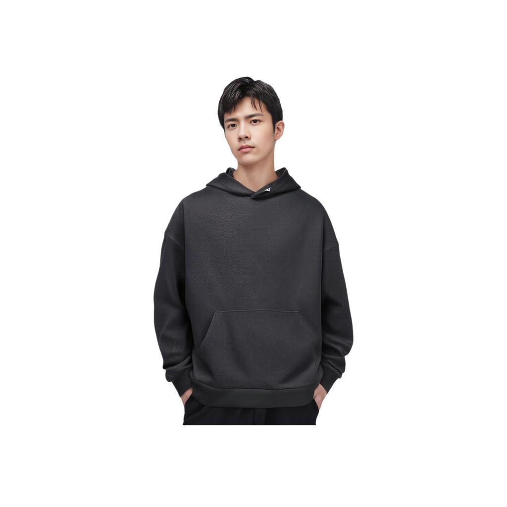 Anta Lifestyle Series Kyrie Hélà Global Show Hoodie Unisex Hoodies Castle-Gray 172421705-2