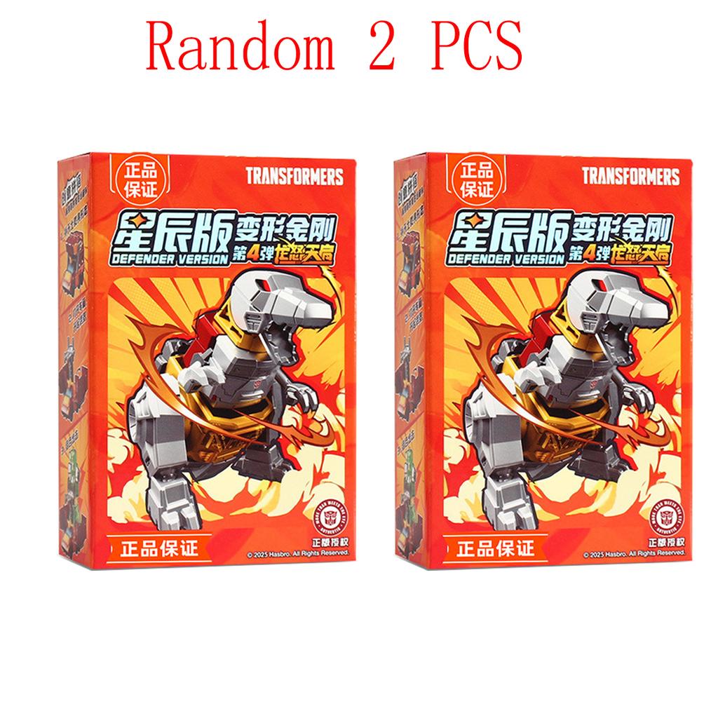 Original Blokees Transformers Defender Version Vol.4 Serie Blind Box Anime Zubehör Bauspielzeug Sammlermodell Lustige Geschenke