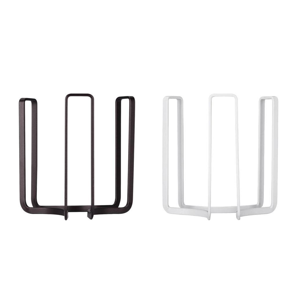 Metal Dinnerware Bowls Holder Space Saving Drain Rack for Kitchen Cabinet