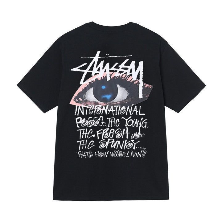 Three Standard New 2025 Men's and Women's Short-sleeved Summer Men's Loose 230g High-quality T-shirt