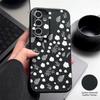 Luxury Flowers Print Case For Samsung S26 Ultra A57 A37 A17 A18 S25 S24 S23 S22 Ultra S21 FE A15 A35 A55 A16 A36 A56 5G Leather Texture Soft Cover