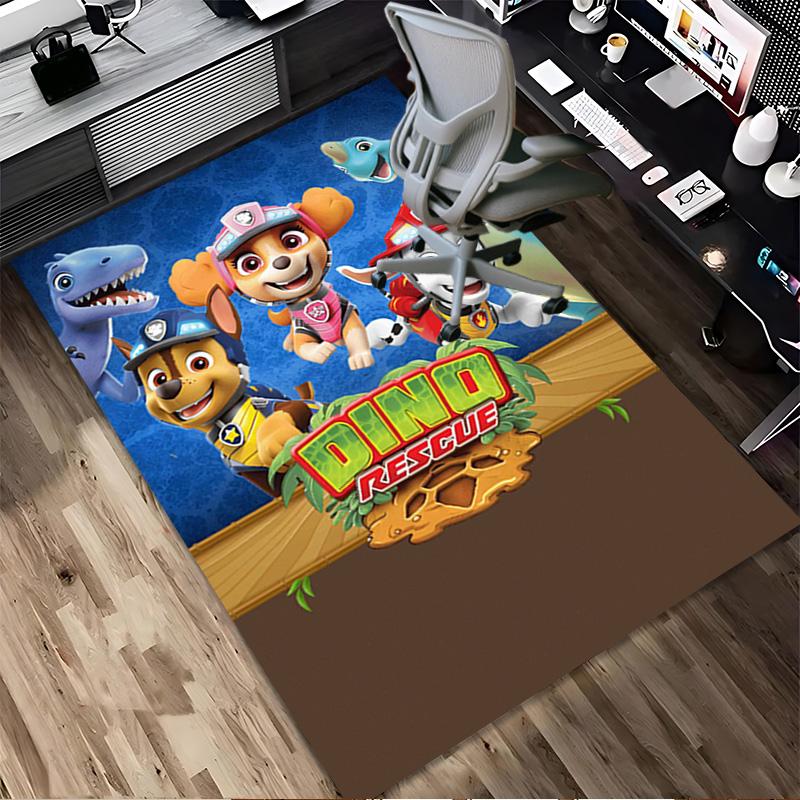 Dino Rescue Living Room Nonslip Area Rug Soft Carpet For Bedroom Game Playroom Sofa Office Home Decor Doormat Christmas Gift C922492