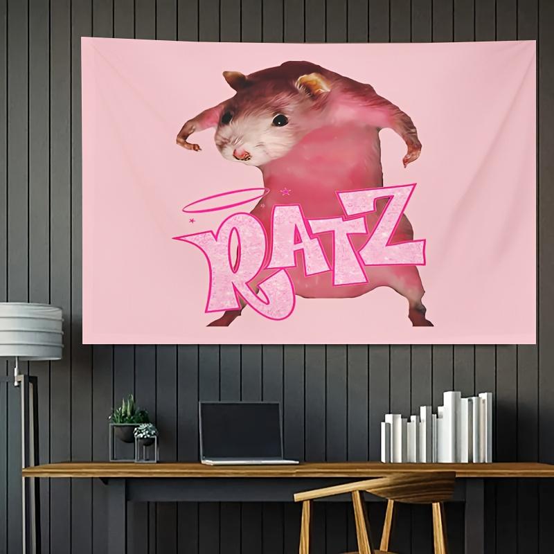 Fashion Mouse Theme Decor Tapestry for Dorm Living Room Home Decor Outdoor Use High Quality MultiSize Flat Print Design
