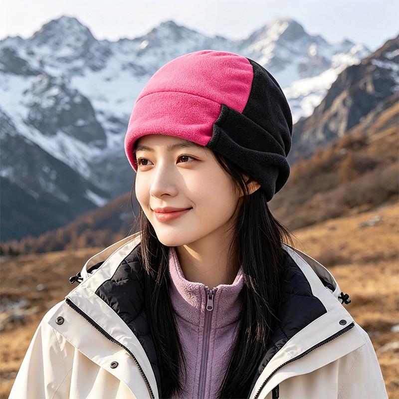 Autumn and Winter Sports Cycling, Winter Running Hats for Women and Men, Winter Hats, Fleece Hats, Headgear, Ear Protectors, Warm Skiing