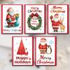 10 Cartoon Christmas Greeting Card Envelopes Set With A Variety Of Creative Christmas Greeting Cards