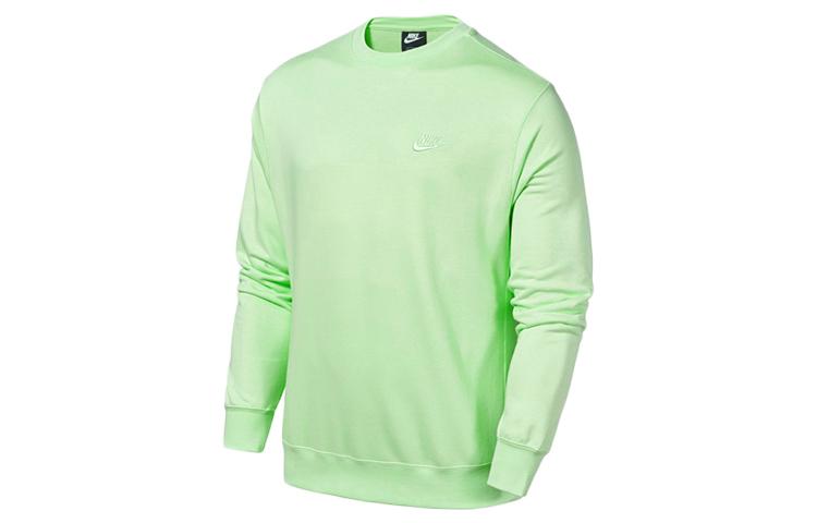 

Nike Sweatshirts Men s Steam Green Crew Neck Moderate Regular BV2667-376 L