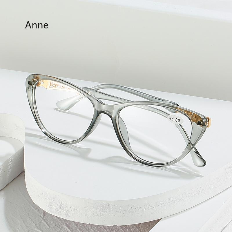 Fashion Finished Reading Glasses Women Square Optical Eyeglasses Anti Blue Light Clear Lens Farsightedness Prescription Eyewear