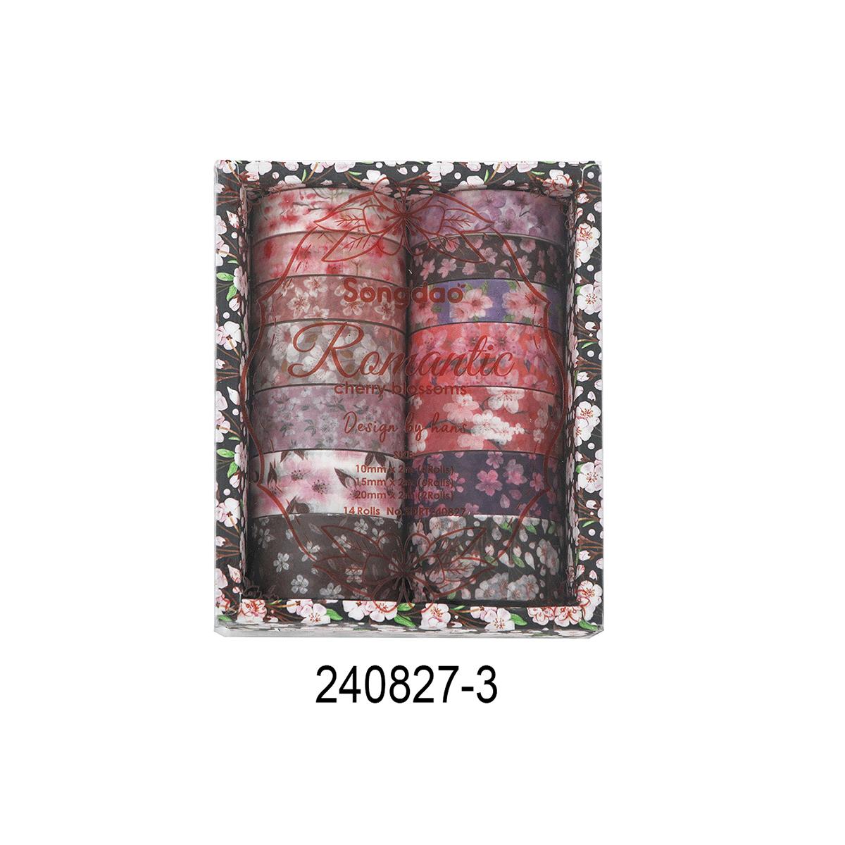 

14 Rolls Vintage Floral Washi Tape Set DIY Colored Decorative Masking Tape Notebook Diary Bullet Journaling Wrapping Supplies