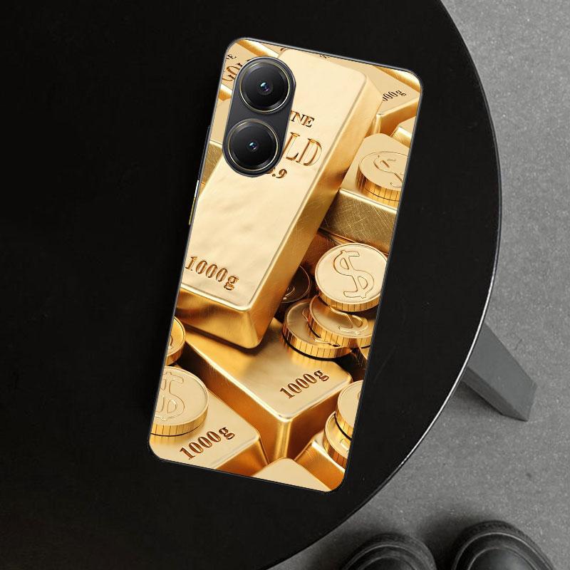 Fine Gold Pattern Printing Phone Case Cover for Xiaomi Poco X6 X5 X7 Pro F7 Ultra Redmi 15C 15 13C 13 12C 12 10C 10 10A 9C 9A 9T