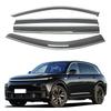 Ideal L7 23 Car Window Rain Shield Deflector with Bright Strip