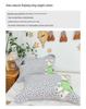 Cartoon Cotton Gauze Pillowcase Set: Soft, Breathable, Sweat-Absorbent Pillow Covers.