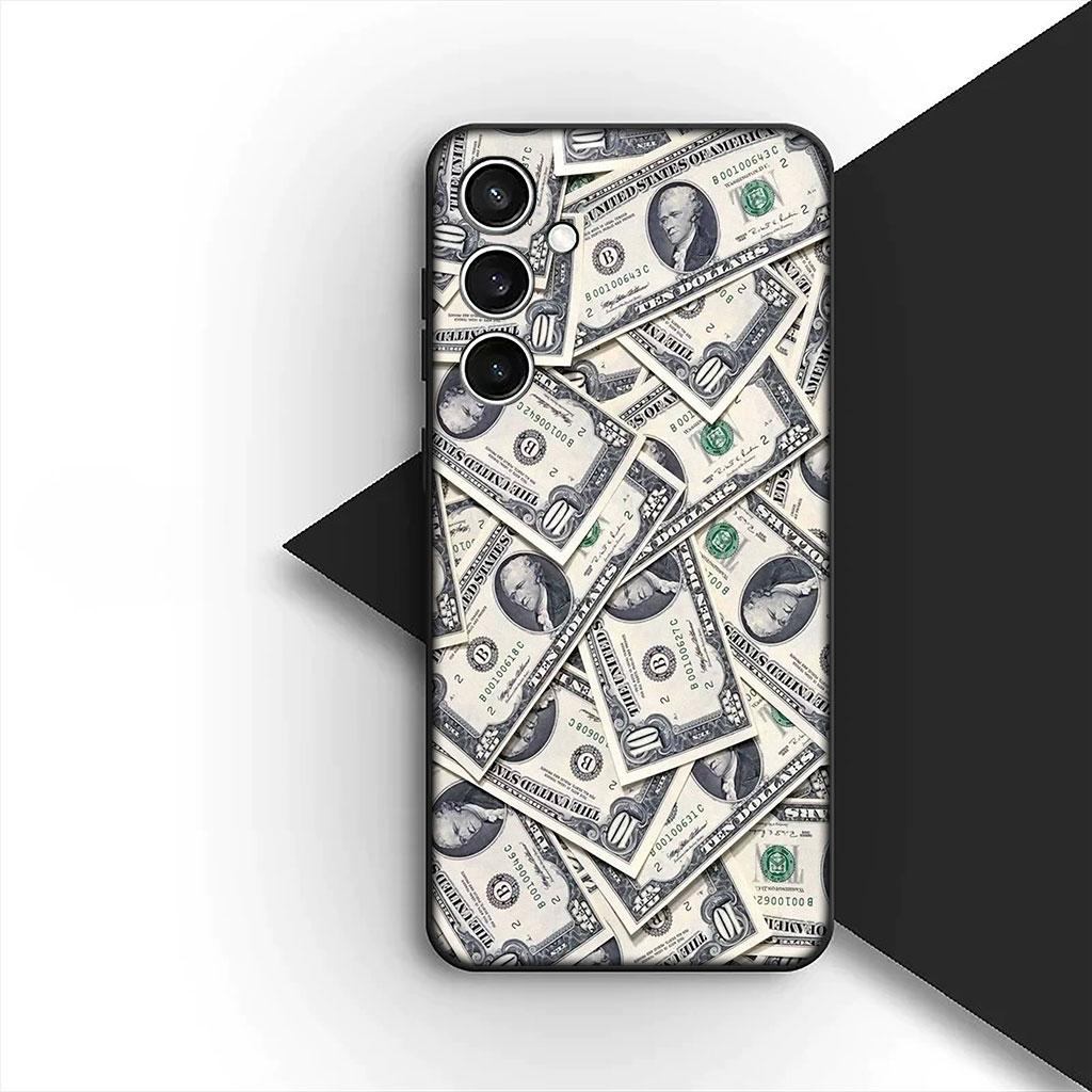 Money 100 D-Dollars 1 Phone Cover Soft Case for Samsung Galaxy S10 S8 S9 Plus A33 A34 A31 70 A71 A72 Note 20 9 8 S10E Casing