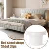 4PCS Multifunctional Invisible Bedsheet and Bed Cover Fastener Bed Sheet Grippers Quilt Fixing Tool Use Quilt Sheet Holder Clips