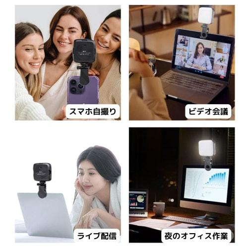 AQUALOACH Multi-Function Clamp Clip for 1/4" Screws (Black) for Fixing Cameras, Microphones, and Lights